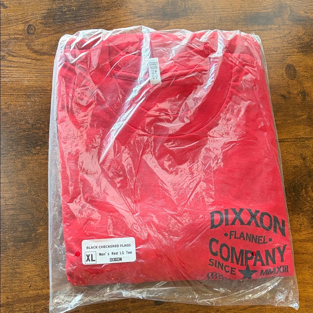 DIXXON Red Logo Crewneck Tee